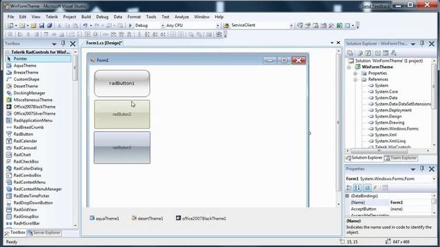 Theme for Telerik UI for Winforms смотреть онлайн