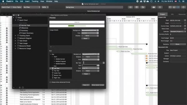 iTaskX 4 - Format views and use styles