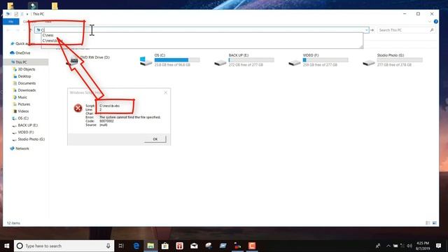 Windows Script Host Error смотреть онлайн