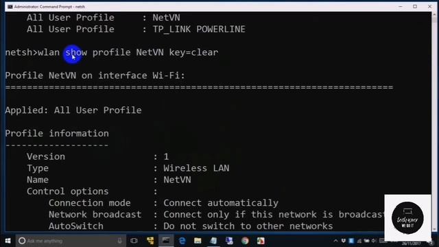 Show Wi-Fi Password Via CMD-Windows 10-11 || Using Command Prompt || WiFi Password #windows #wifi смотреть онлайн