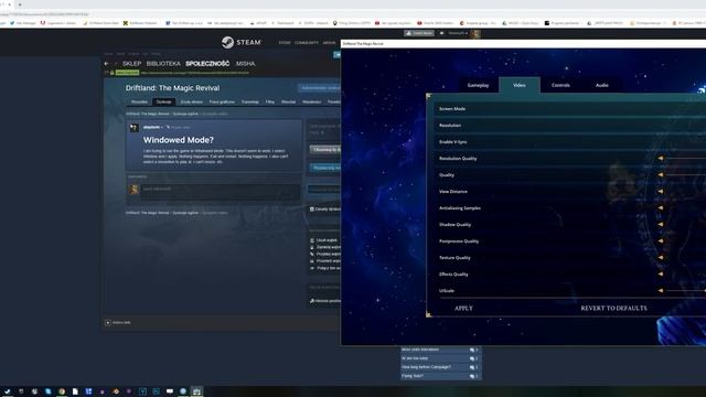 Windowed mode in Driftland смотреть онлайн