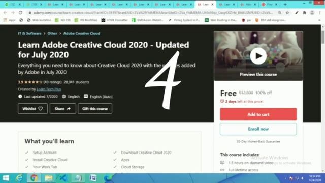 Photoshop | Jquery | Adobe | trello | Windows | FREE UDEMY COURSES | FREE CERTIFIED COURSES | смотреть онлайн