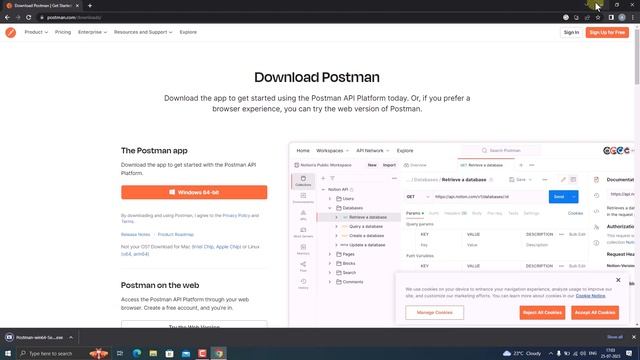 How to Install Postman on your PC || Windows 11, 10 || 2023 смотреть онлайн
