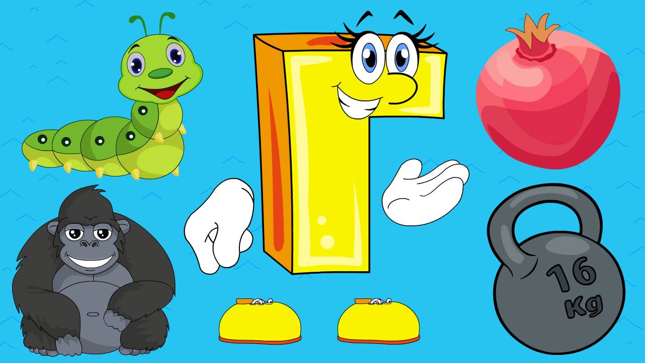 Алфавит. Буква Г. Азбука для детей. Учим букву Г. Развивающий мультик для детей. смотреть онлайн