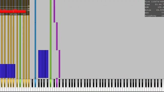 [Black MIDI] Bad Apple - 2.08 Million | Legit Run смотреть онлайн