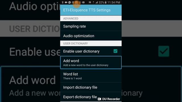 How to use eloquence TTS user dictionary on Android смотреть онлайн