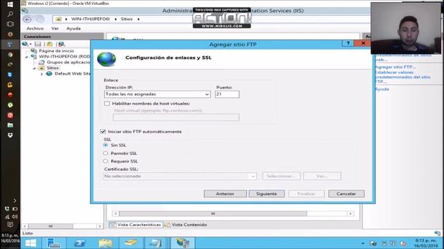 FTP Y TERMINAL Windows Server 2012 R2 смотреть онлайн