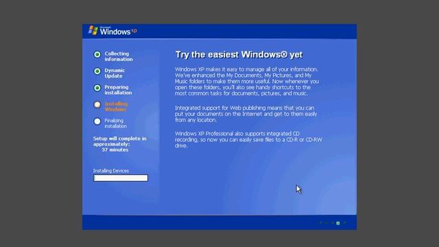 Installing Windows Longhorn build 3718 смотреть онлайн