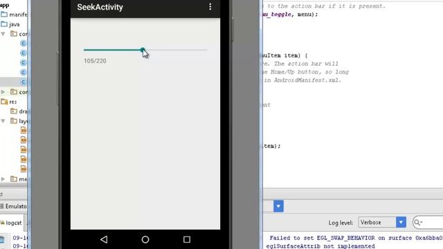 D. Android - ToggleButton, ProgressBar, SeekBar e Spinner смотреть онлайн