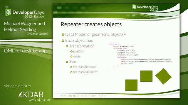 QML for desktop apps - Michael Wagner and Helmut Sedding смотреть онлайн