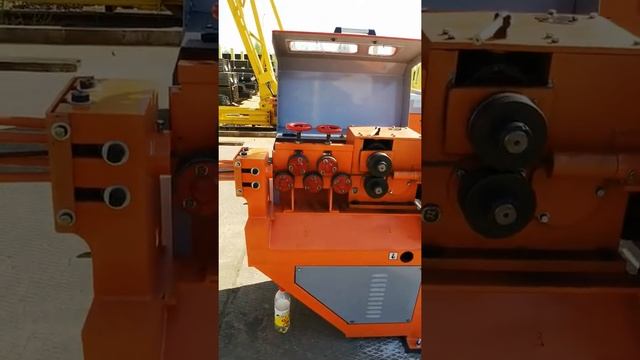 Работа правильно-отрезного станка GROST SCM6-14 смотреть онлайн