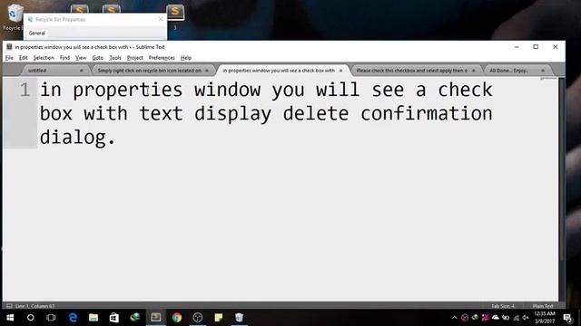 Enable delete confirmation - window 10 смотреть онлайн