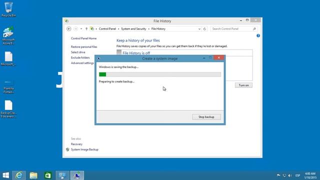 Crear partición de recuperación del estado del sistema en Windows 8.1 смотреть онлайн