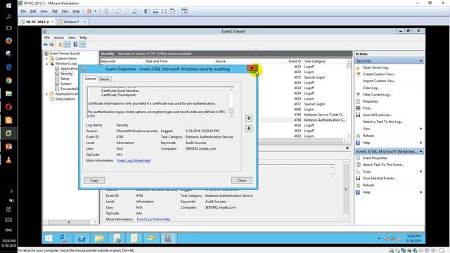 13 12 Configure Audit Account Management on Audition Policy Server 2012 R2 in Khmer HD, 1280x720p смотреть онлайн