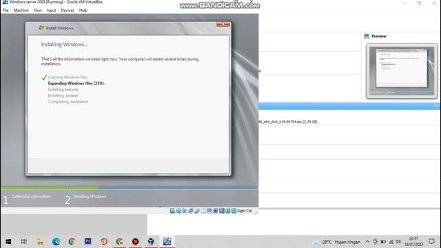 Tutorial Install Windows Server 2008 Pada Virtual Box смотреть онлайн