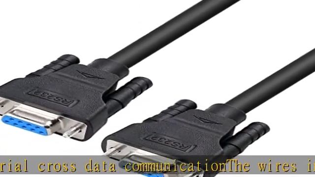 DTech DB9 RS232 Serial Cable Female to Female Null Modem Cord Full Handshaking 7 Wire Crossover for смотреть онлайн
