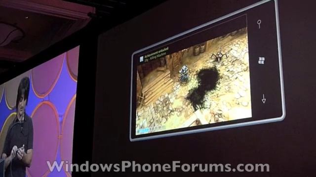 Windows Phone 3D game app demo at Microsoft MIX 2010 demo .m4v смотреть онлайн