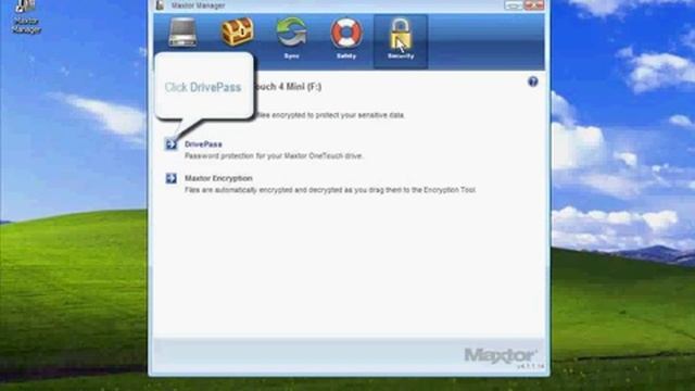 OT4 Remove DrivePass with Password for Windows XP смотреть онлайн