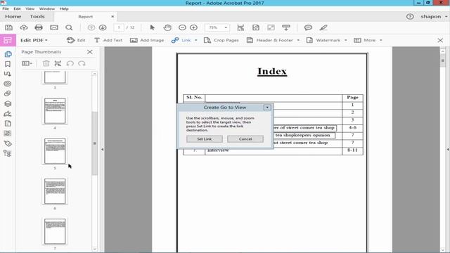 how to link table of contents to pages in pdf using adobe acrobat pro 2017 смотреть онлайн