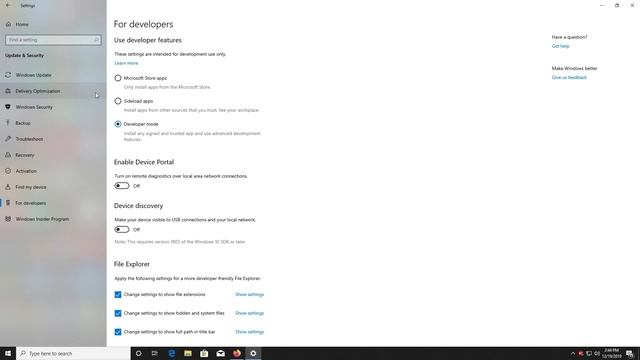 How to enable DEVELOPER MODE in Windows 10? смотреть онлайн