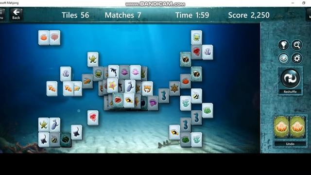 Microsoft Mahjong | Puzzle Game BowTie | Underwater Theme | ValiantPegasus | смотреть онлайн