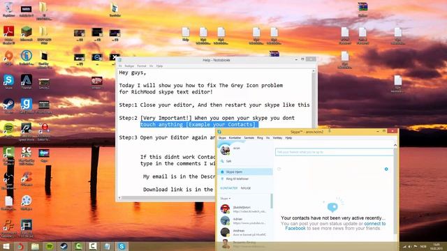 How to fix Grey Icon Problem for Skype Rich Mood Editor [Tutorial] [HD] смотреть онлайн
