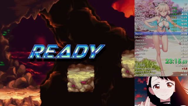 Mega Man X4 X 100% speedrun 45:18 [Xebra Emulator] смотреть онлайн