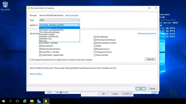 MCSA 70-740 Lecture#05 (Configure Permission & Rights) смотреть онлайн