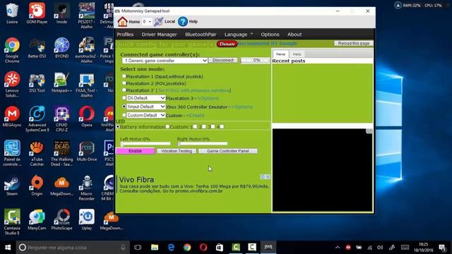 Emulador de Controle de Xbox360 (Ds3 Tool) смотреть онлайн