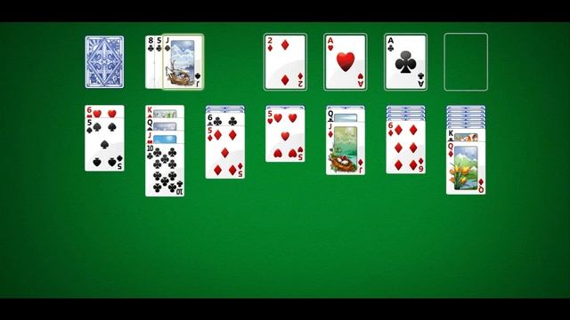 Играю в Косынку смотреть онлайн