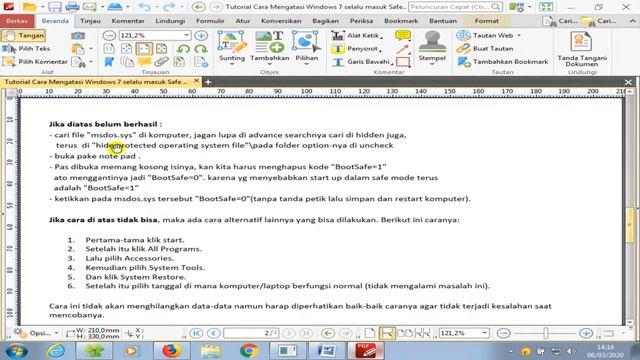 Tutorial Cara Mengatasi Windows 7 selalu masuk Safe Mode смотреть онлайн