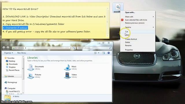 How to FiX msvcr80.dll Error msvcr80.dll Download Free смотреть онлайн