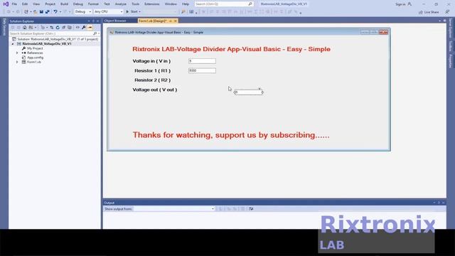 How to create Voltage Divider Calculator Simple Easy Visual Basic Ep2 смотреть онлайн