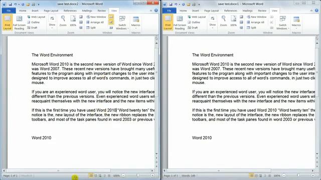 9 Microsoft Word 2010 multiple windows Tutorial 7 смотреть онлайн