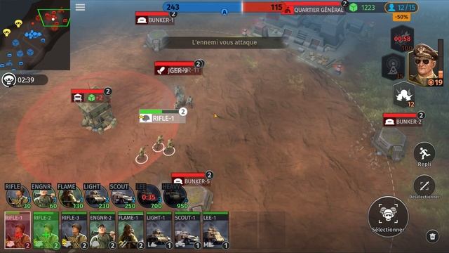 Un RTS mobile à la Company of Heroes - World War Armies: JcJ WW2 RTS смотреть онлайн