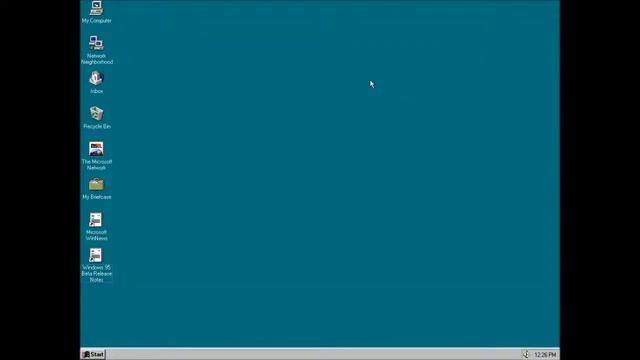 Обзор Windows 95 Build 484 смотреть онлайн