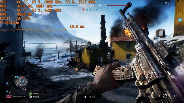I7 3770 4.2Ghz + GTX 1070 - Battlefield V Open Beta - Narvik смотреть онлайн