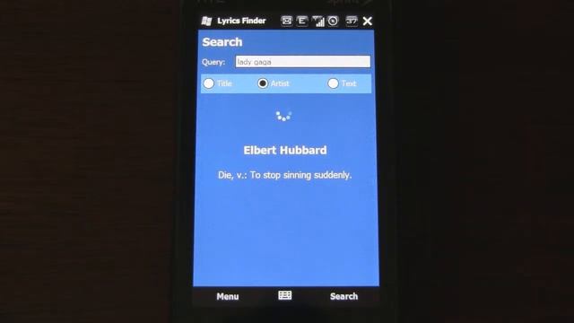 Lyrics Finder 1.0 for Windows Mobile смотреть онлайн
