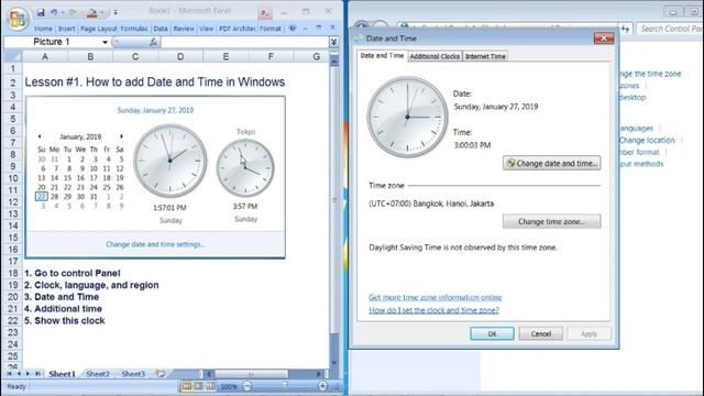 How to Add Additional Time Zone Clocks to Windows смотреть онлайн