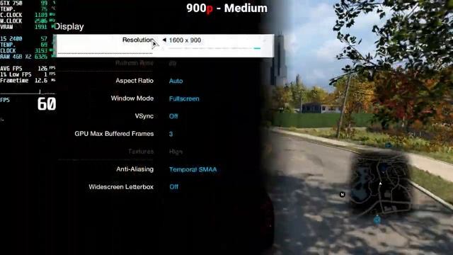 Watchdogs | GTX 750 2GB OC + i5 2400 | 900p, 720p, Medium / high / Ultra смотреть онлайн