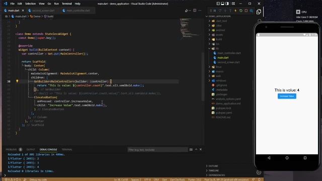 Flutter GetX State Management | Flutter GetX Tutorial | GetX in Flutter смотреть онлайн