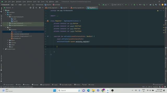 Login & Registration using Firebase in Android - Firebase Authentication- Android Studio || kotlin смотреть онлайн