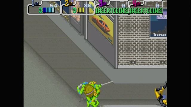 TMNT Arcade on Android TV box with 2 players смотреть онлайн