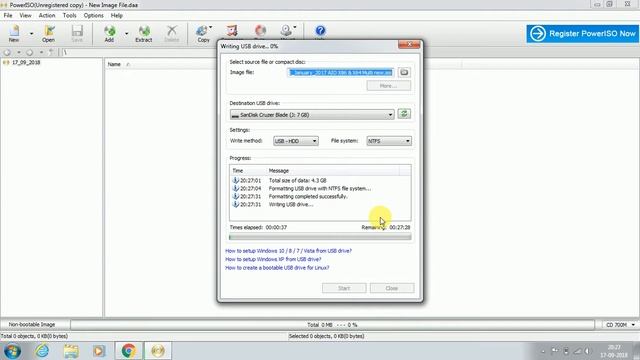 How to make bootable pendrive in windows 7 by poweriso смотреть онлайн