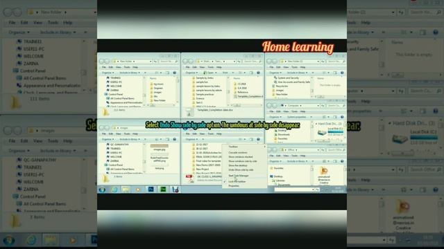 WORKING WITH WINDOWS 7 смотреть онлайн