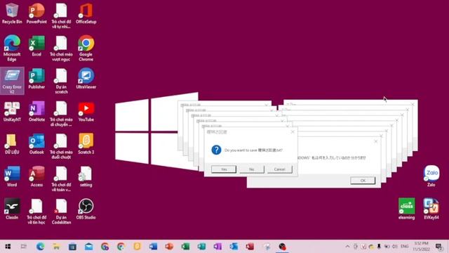 Windows 10 Crazy Error Nhưng test trên máy thật смотреть онлайн