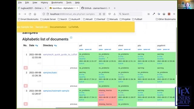 TUG 2021 — Heinrich Stamerjohanns — Texmlbus смотреть онлайн