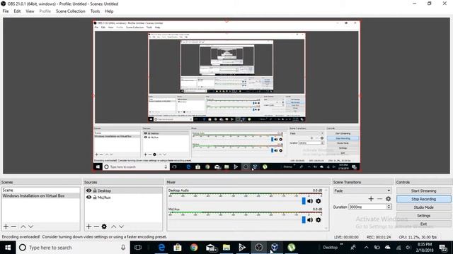 Windows 7 ISO Installation on VirtualBox смотреть онлайн