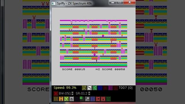 Burger Bar - ZX Spectrum - emulador Spiffy 0.6.0 - testeado Windows 7 x64 смотреть онлайн