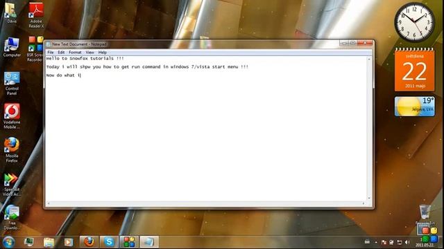 How to get run... in windows 7/Vista start menu. смотреть онлайн